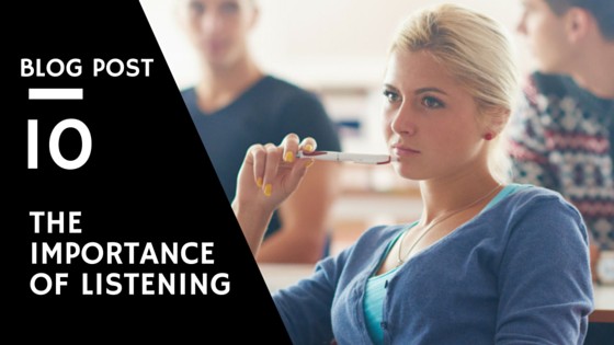 The Importance of Listening