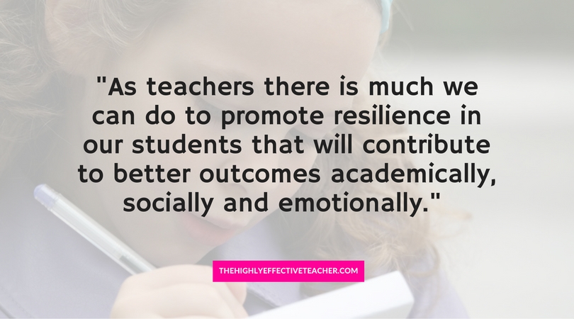 How To Promote Resilience In Your Students quote