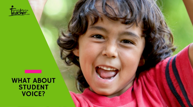 What about student voice-?