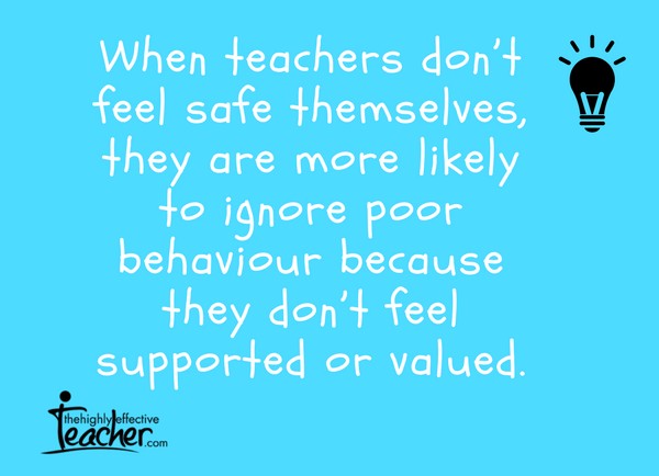 When teachers don’t deal with challenging student behaviour